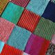 Plaid patchwork en laine