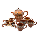 Tea or coffee set and handmade ceramic liquor from Bulgaria
