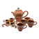 Tea or coffee set and handmade ceramic liquor from Bulgaria
