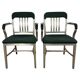 Rare pair of american aluminum Goodform armchairs