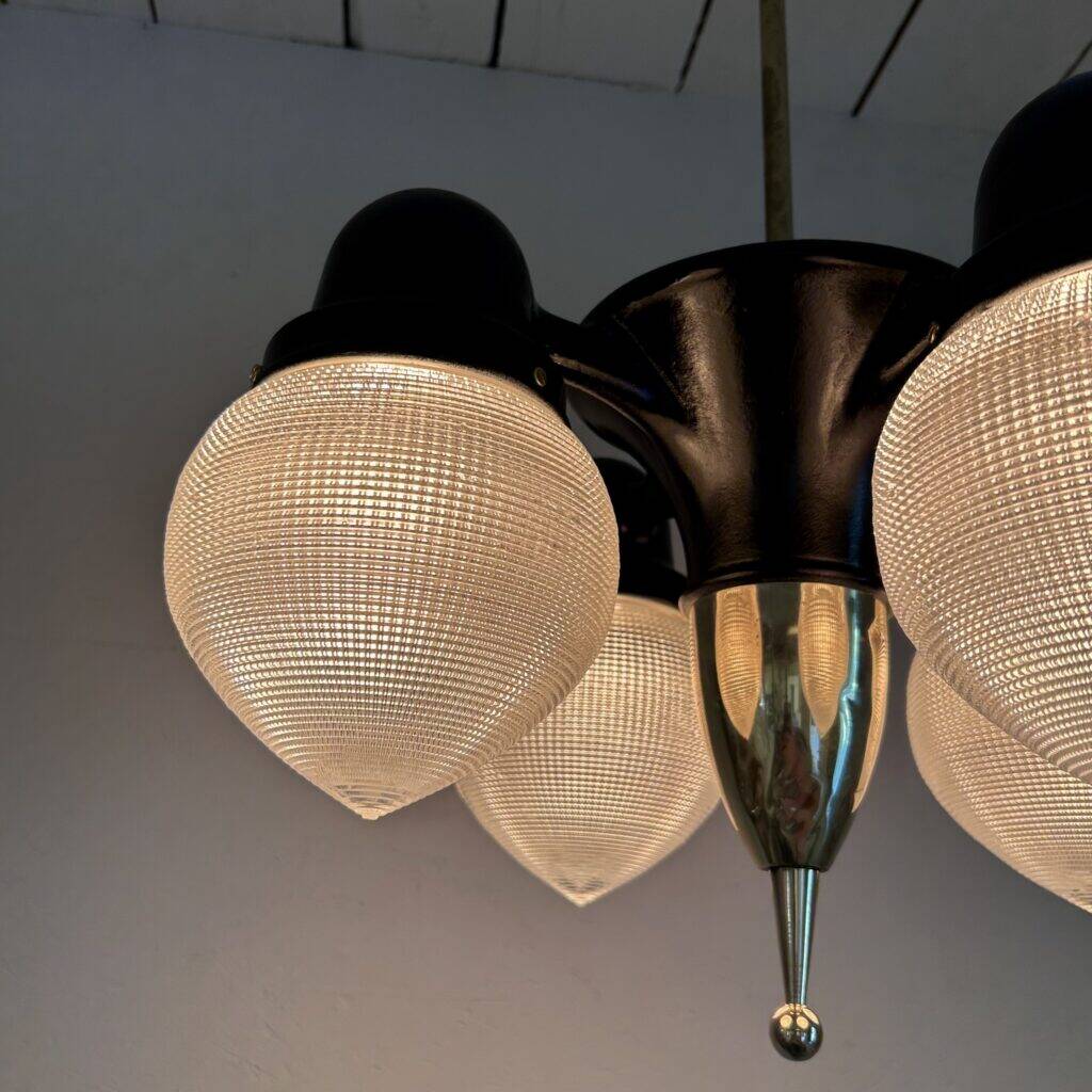 Lustre Holophane - Laiton