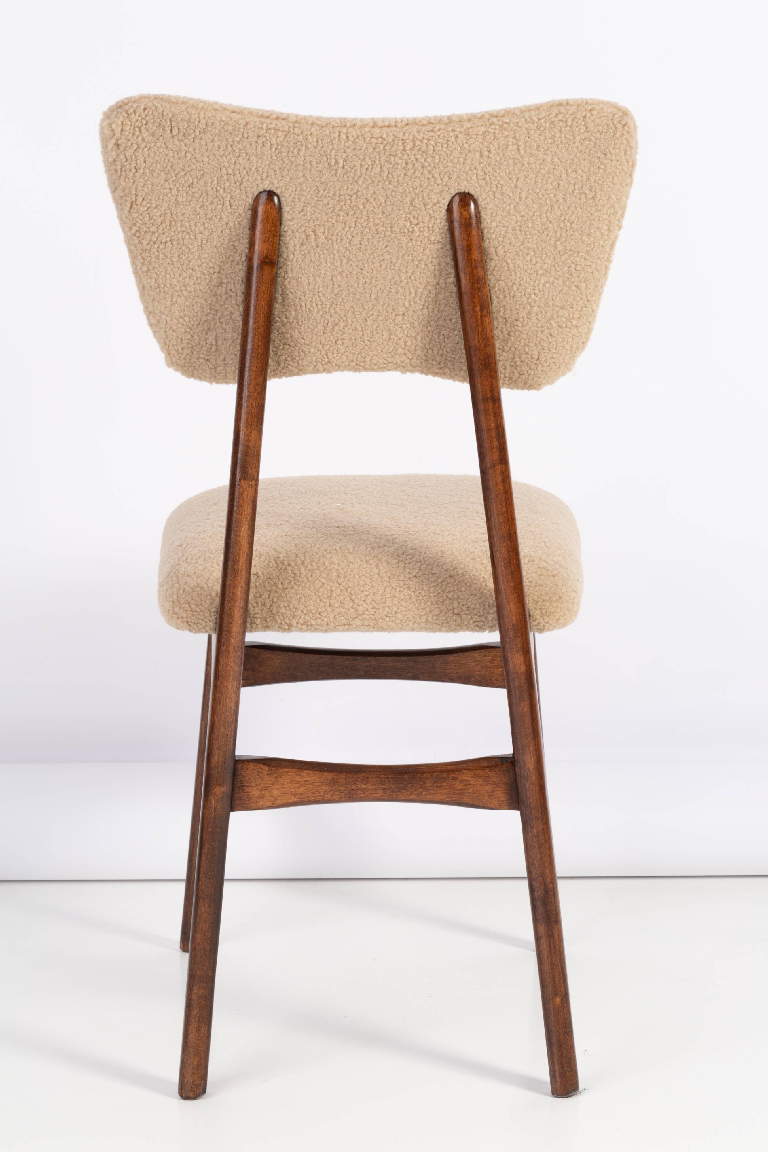 Camel Chair Soft Boucle from the 20th century, 1960s