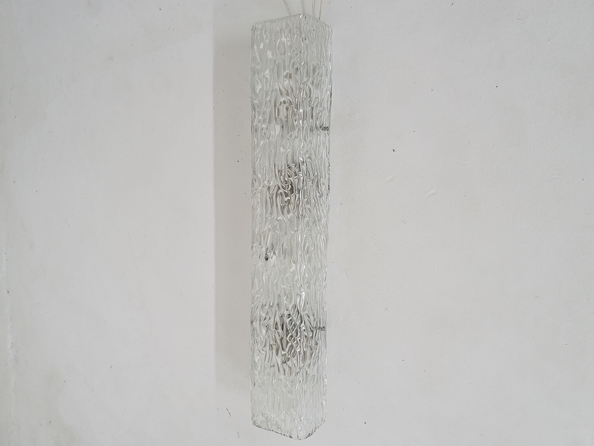 Glass Doria style wall light, The Netherlands 1960's