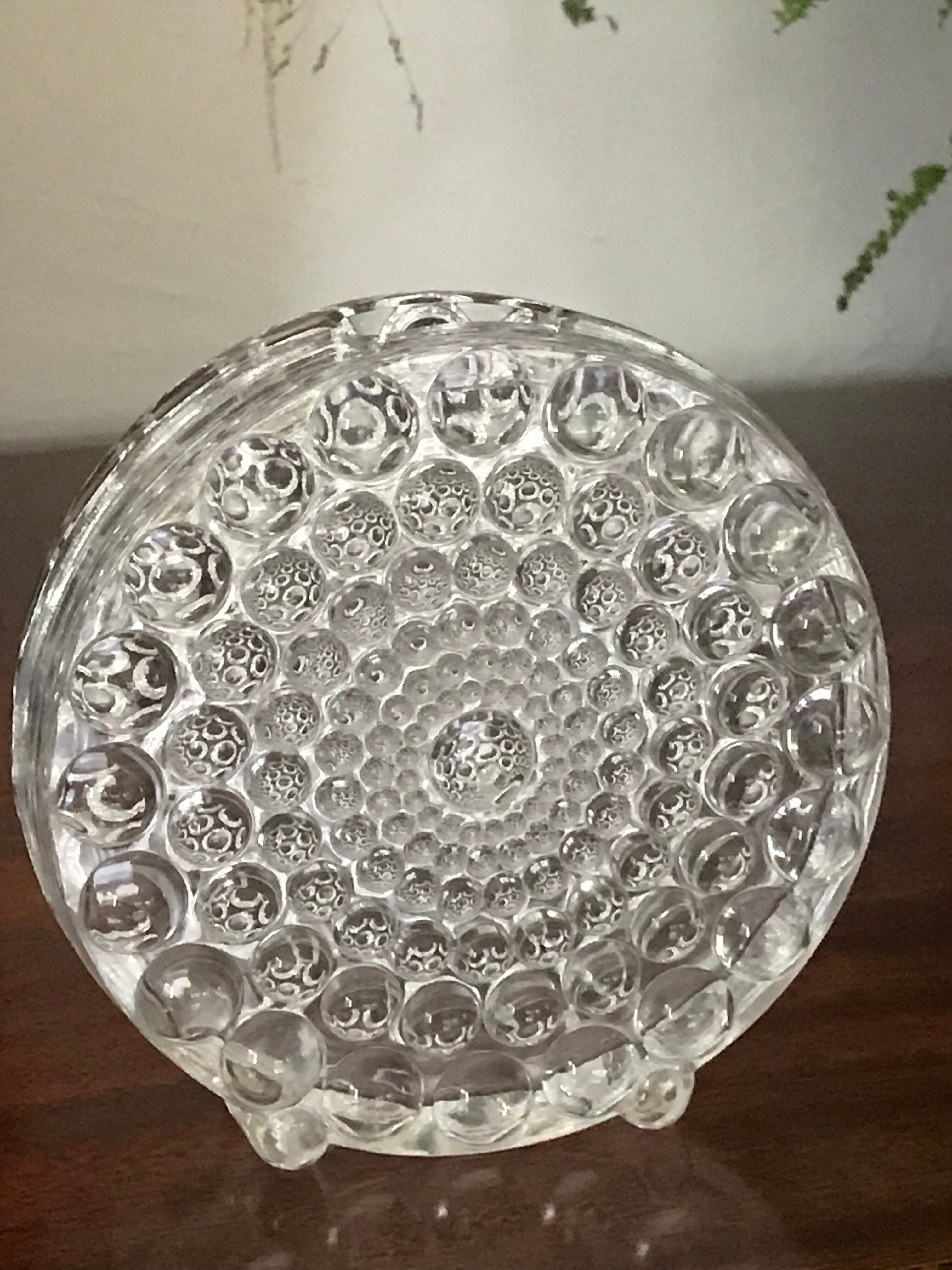 Vase en cristal de Beyer 1960