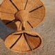 Side table foot Tulip rattan round