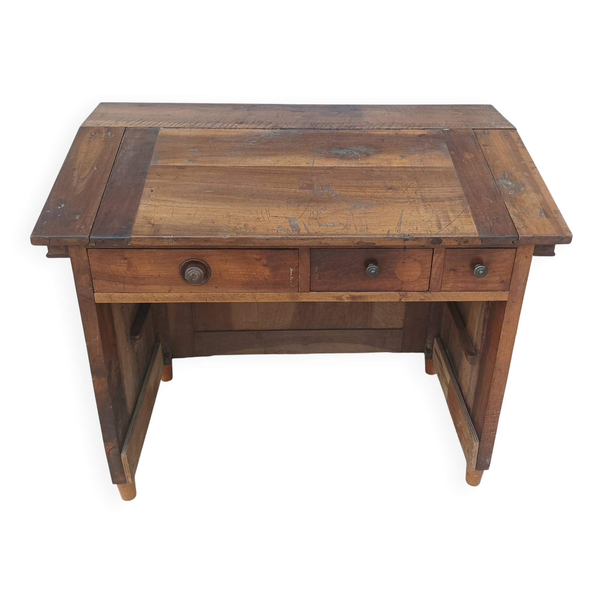19th century walnut writing desk