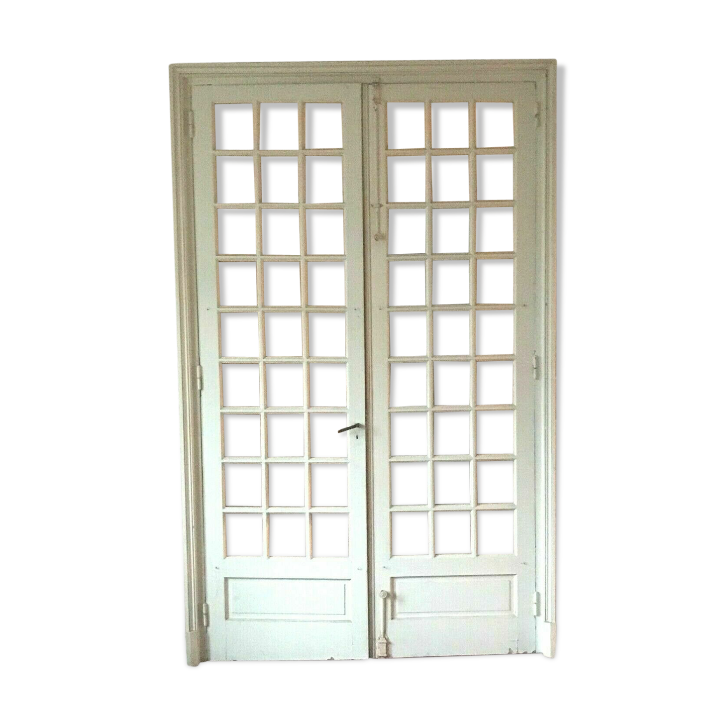 Double separation doors 20th century bevelled tiles