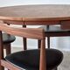 Roundette Teak Extendable Dining Set by Hans Olsen for Frem Røjle, Denmark