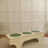 table basse, bois laquée  emiel veranneman & vasarely