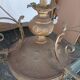 Suspension in brass and bronze Renaissance style