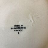 6 assiettes à décor de poisson