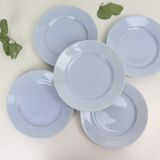 5 assiettes à dessert bleue layette, Luxembourg