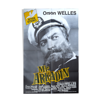 Affiche cinéma originale "mr. arkadin" orson welles