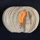 Lampe Arsene Galisson en pierre design vintage 1970
