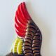 Decorative wall bird in ceramic Vallauris