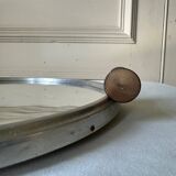 Plateau miroir rond