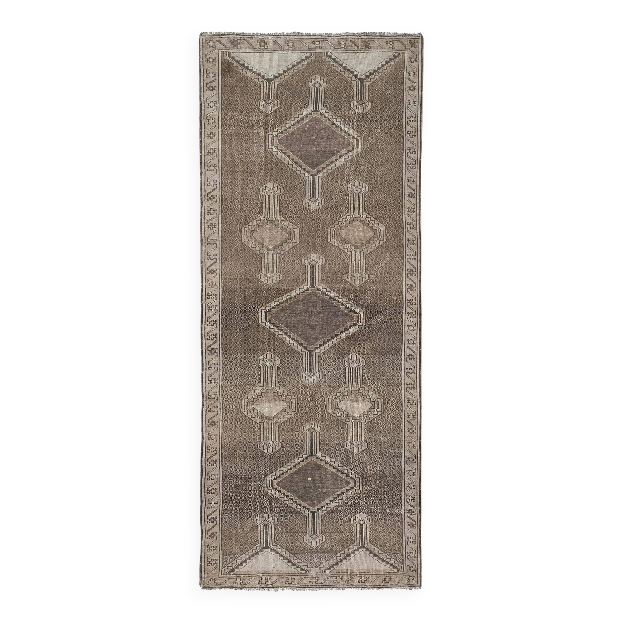 Vintage Turkish Oushak rug 148x368 cm