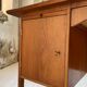 Scandinavian "boomerang" two-sided teak desk Midtjydsk Mobelfabrilk