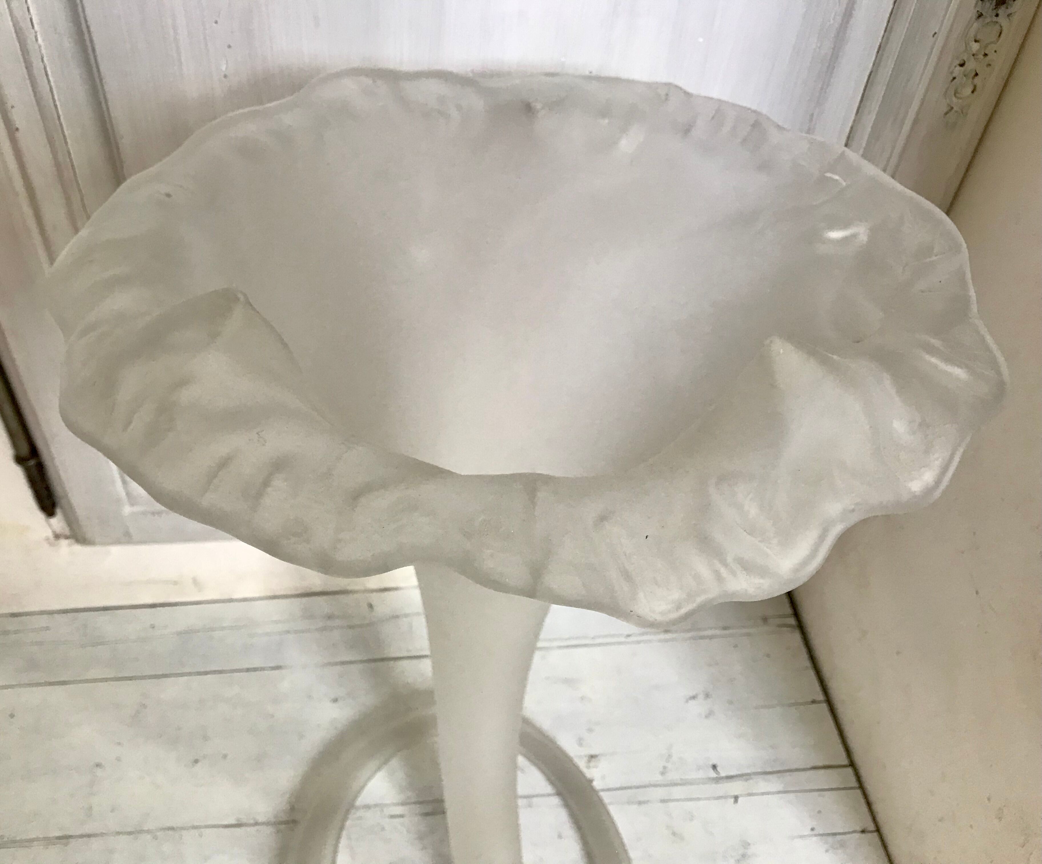 Art Nouveau style blown glass vase 50cm
