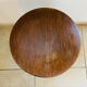 Tabouret quadripode rustique en bois des années 1970/80