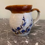 Decorated stoneware carafe