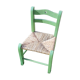 Chair in wood and rattan child