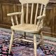 Fauteuil anglais en hêtre des années 1980