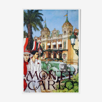 Affiche ancienne casino Monte Carlo K Ingermann