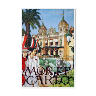 Poster old casino Monte Carlo K Ingermann