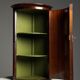 Mahogany wall cabinet 19th century