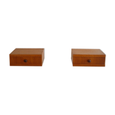 Pair of bedsides vintage teak 1960