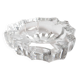 Cut triangle crystal ashtray