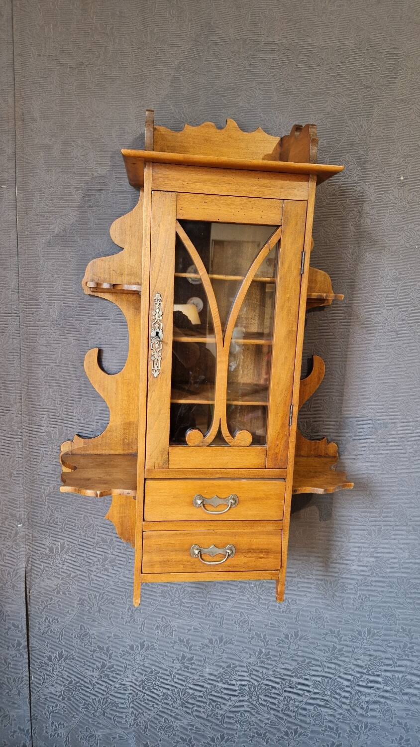 Art Nouveau wall shelf