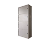 Light taupe vintage cabinet with sliding doors KEWLOX