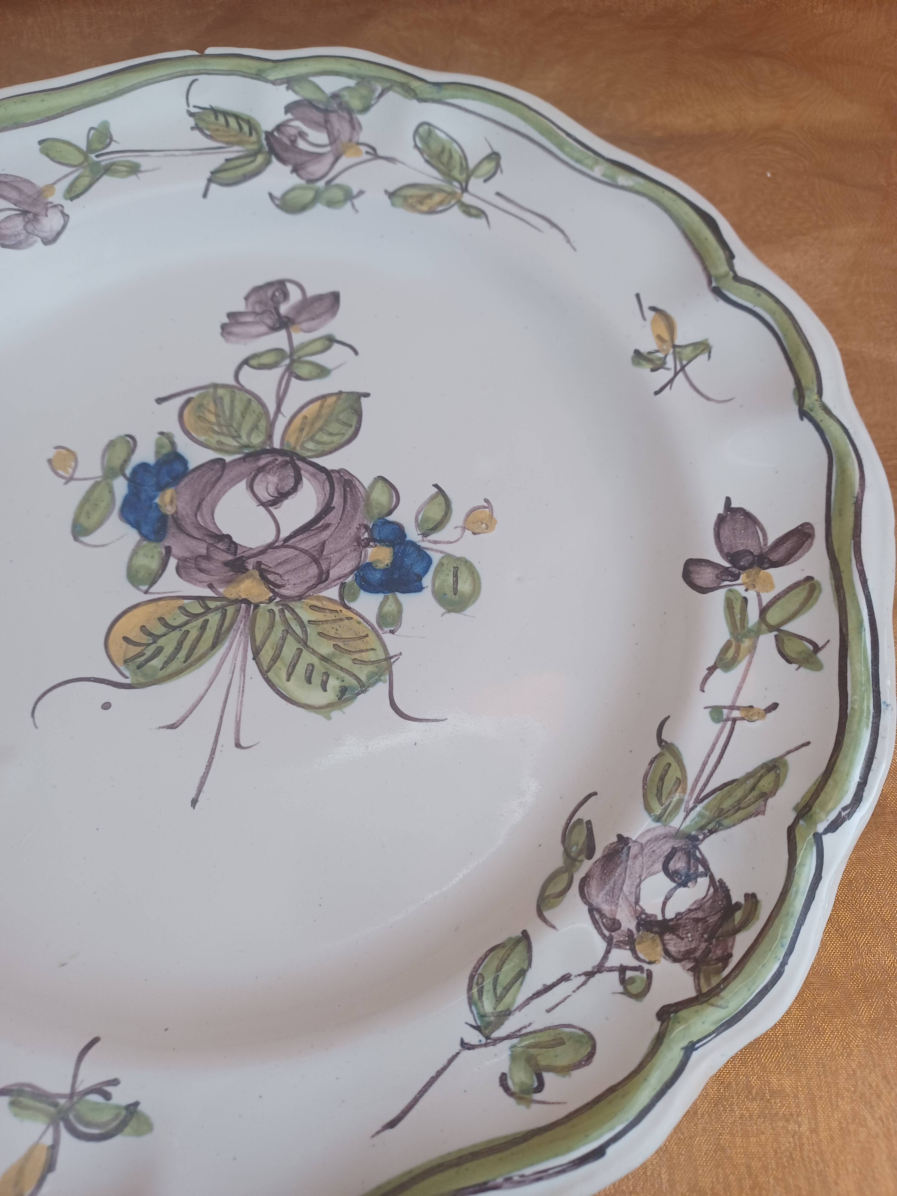 Rouen Earthenware Plate XVIII