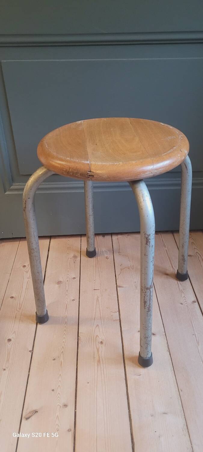 60's school stool