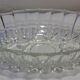 Old cups glass faceted, vintage chiseled glass ramekins