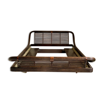 Vintage bamboo /rattan bed