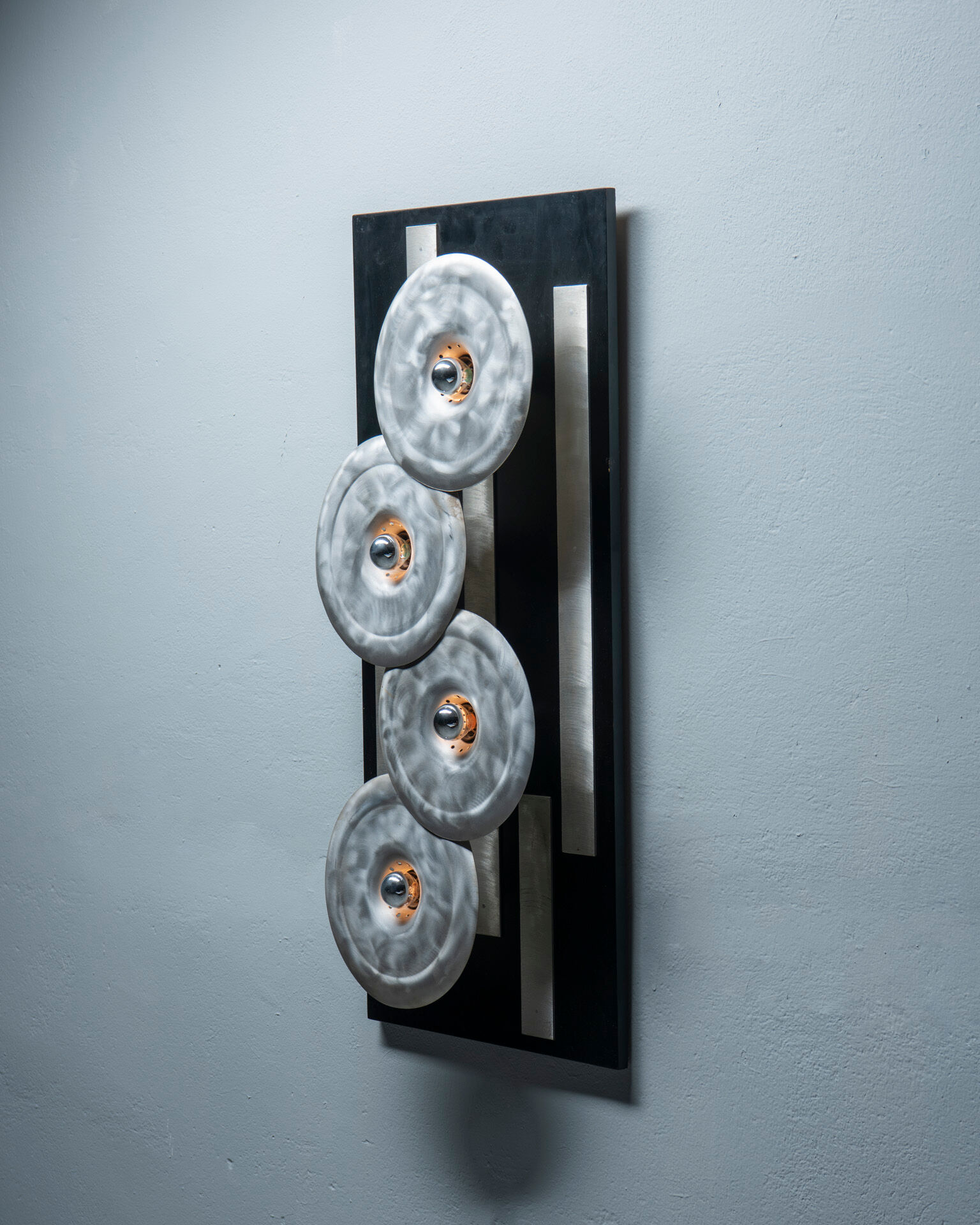 Sculptural wall lamp, Otello Ciullini - EF Viareggio, Italian, 1970s