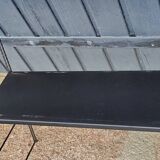60s string wall shelf modular in black metal
