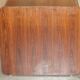 Mid-century modern right-angle desk in Brazilian wood.