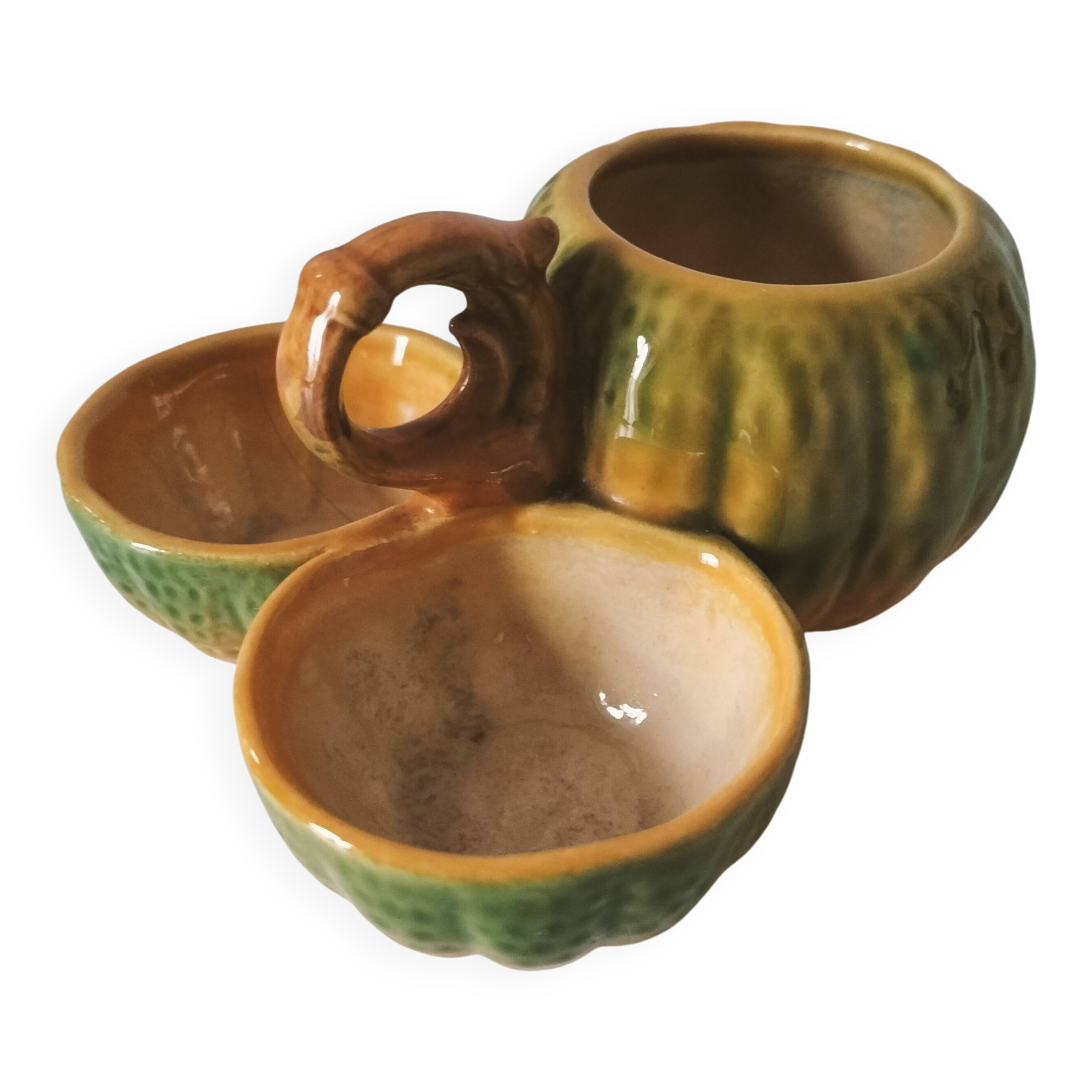 Vintage slipware spice rack