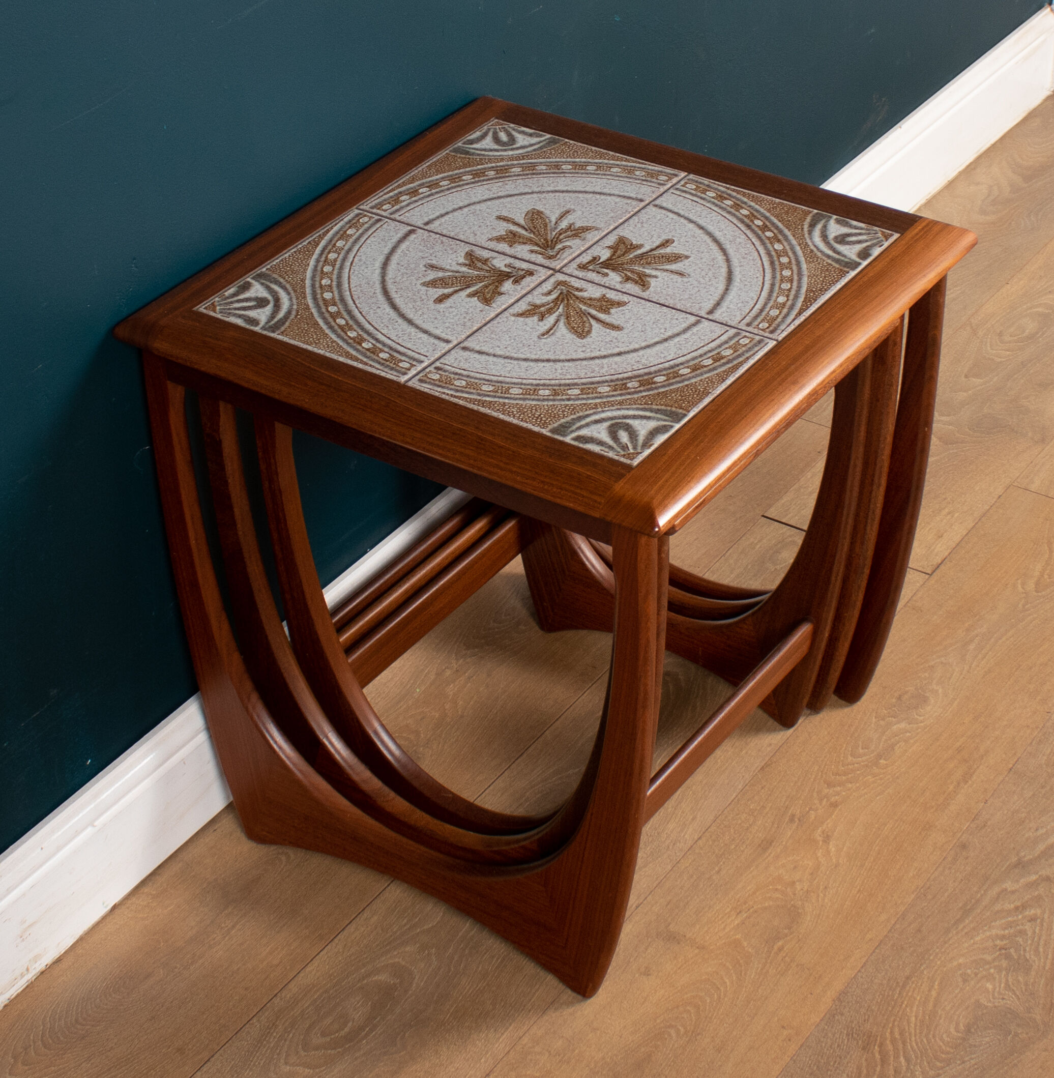 G plan fresco nest of three coffee tables 1960