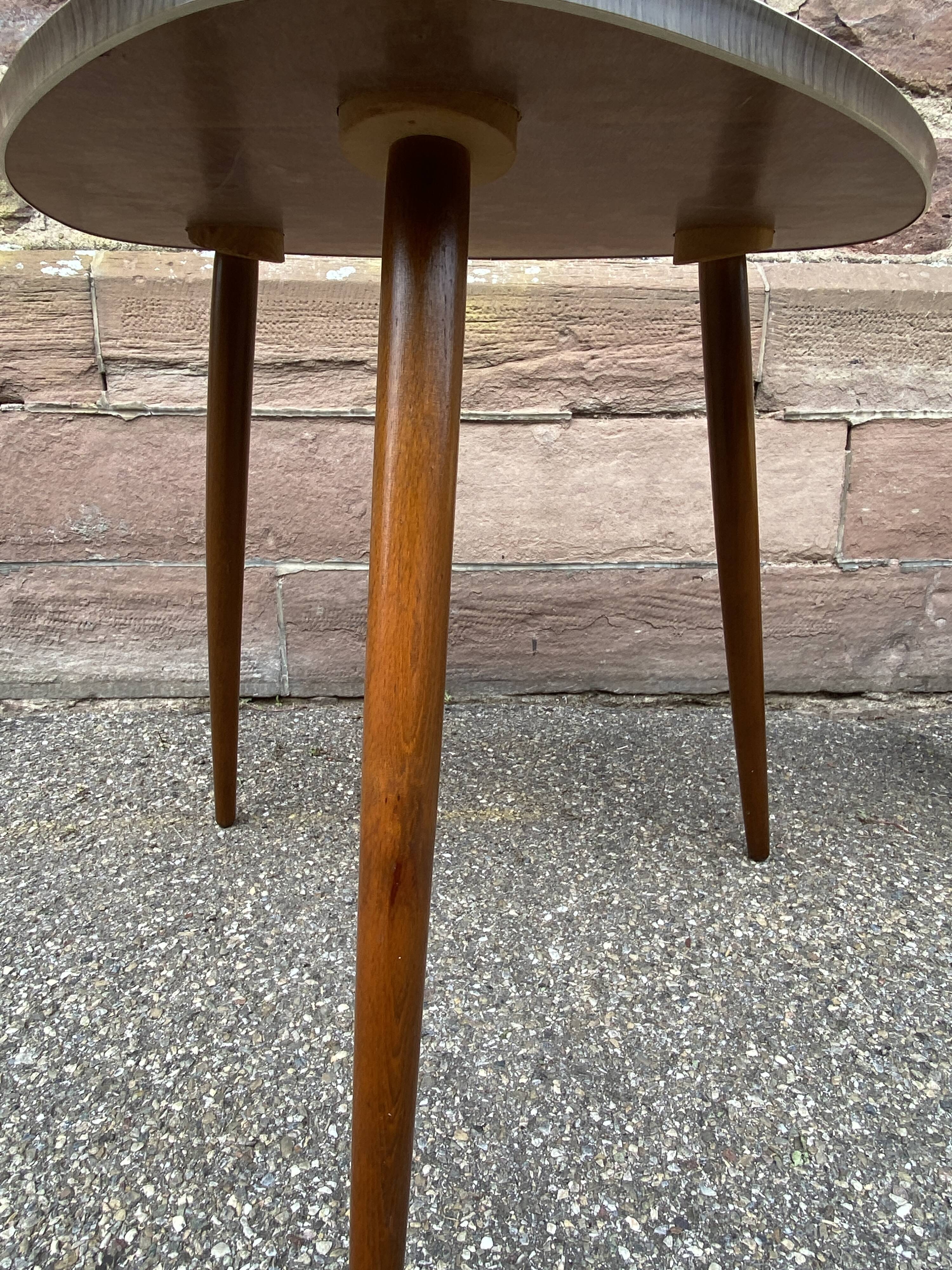 vintage Scandinavian coffee table midcentury 60s formica