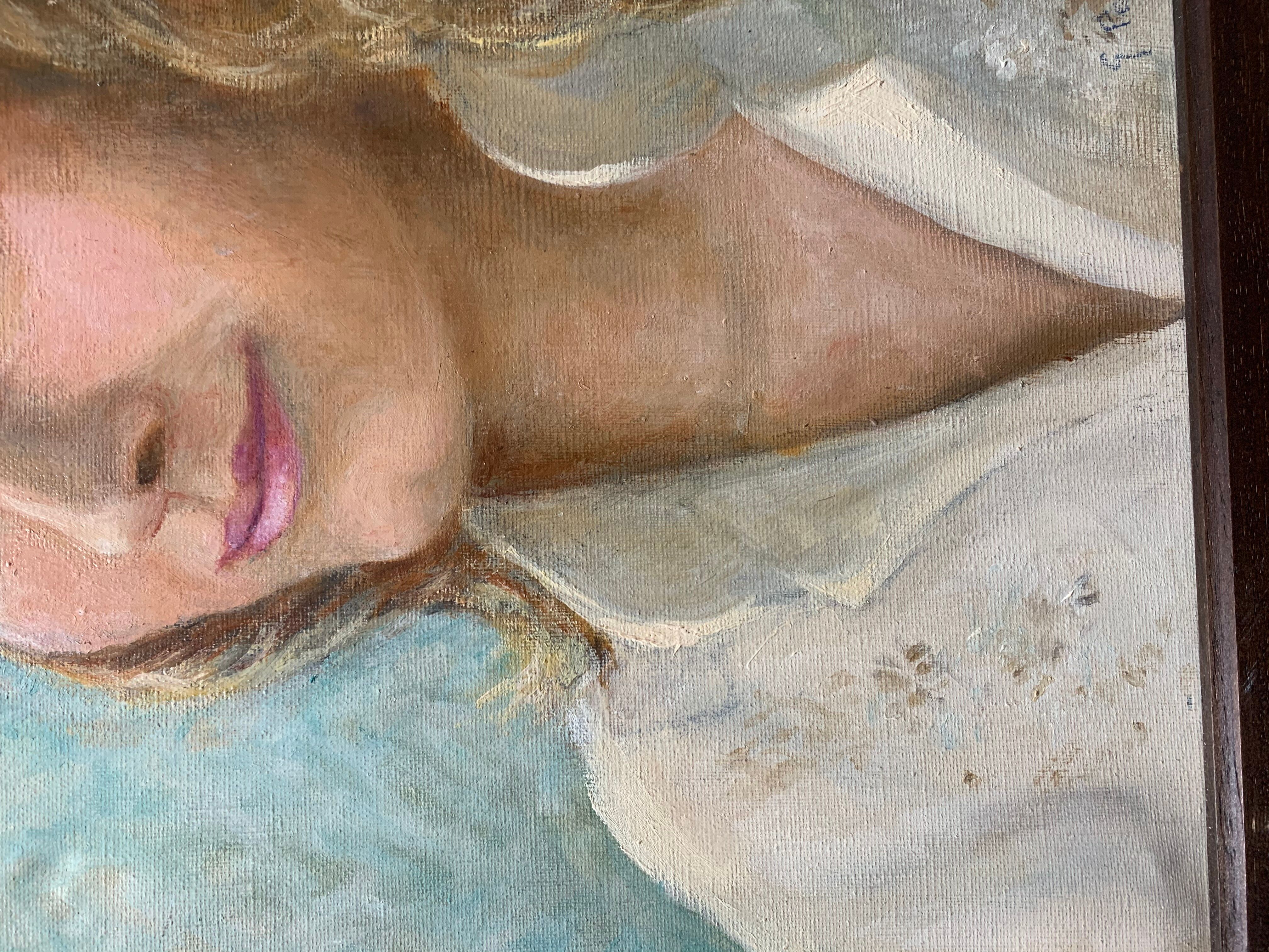 Portrait oil on canvas