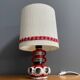 West Germany ceramic table lamp 1970s