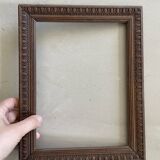 Old carved wooden frame 22x28cm