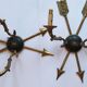 Pair of bronze sconces in Empire House Creation "R.B" 1950/1960