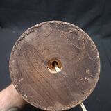 Vintage lamp base in gilded wood