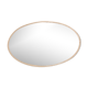 Steel oval mirror 58x92m